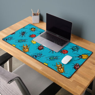 Beetles Desk Mat