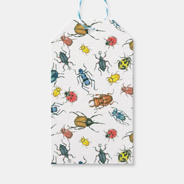 Beetles Gift Tags (Front)