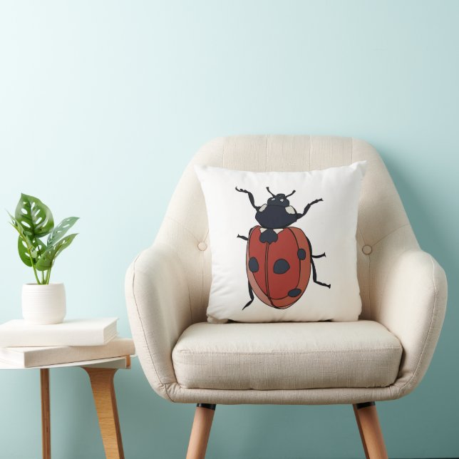 Beetles Insect Ladybug Beetles Cushion (Chair)