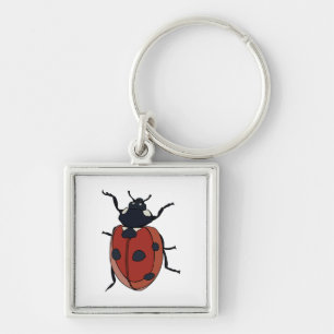 Beetles Insect Ladybug Beetles Key Ring