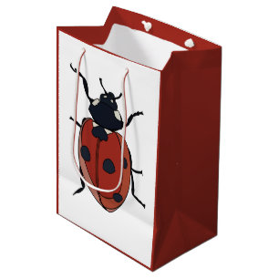 Beetles Insect Ladybug Beetles Medium Gift Bag