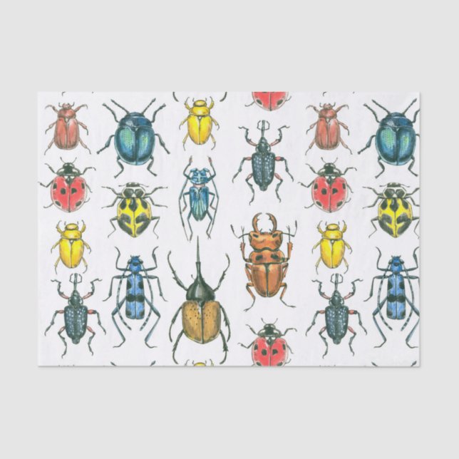 Beetles Tissue Paper (Front)