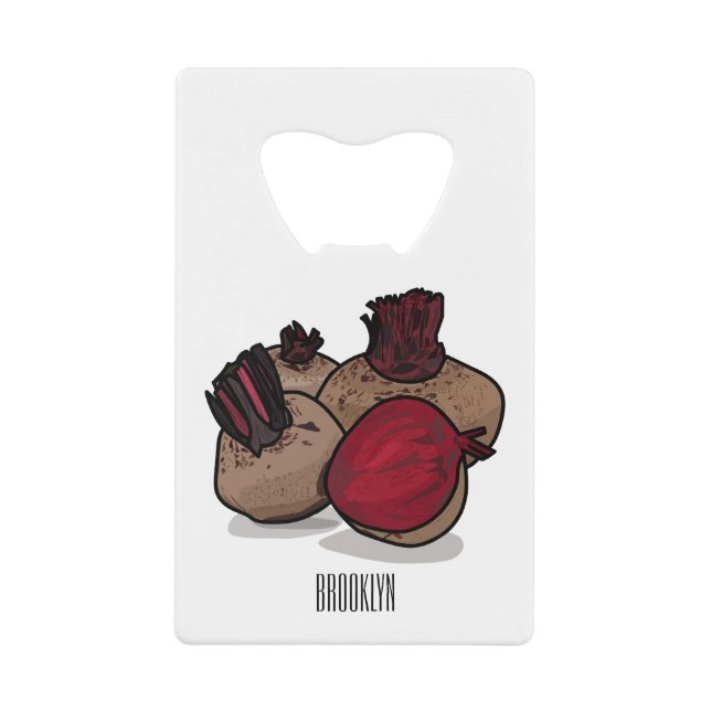 Beetroot cartoon illustration  (Front)