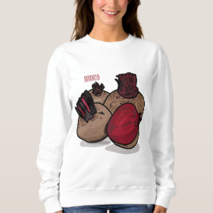 Beetroot cartoon illustration  sweatshirt