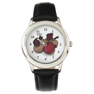 Beetroot cartoon illustration watch