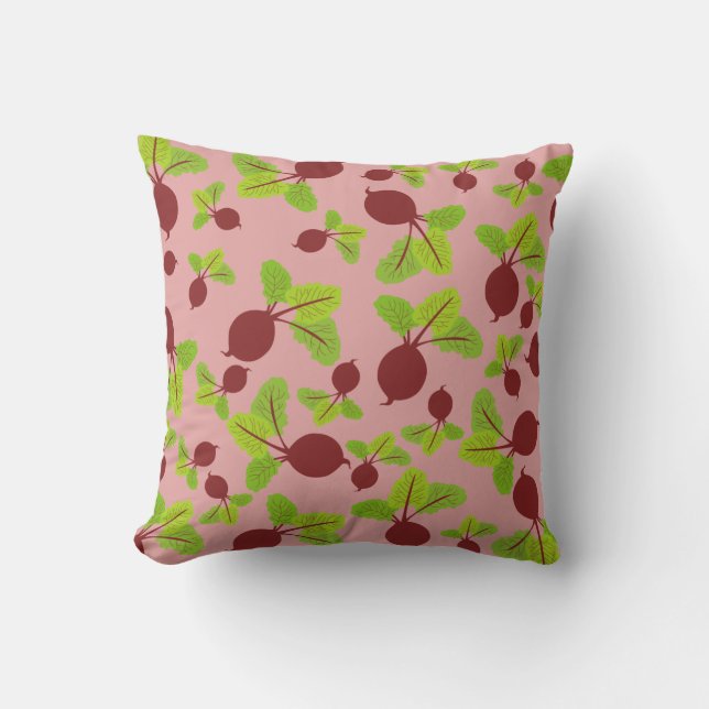 Beetroot Pattern Cushion (Front)