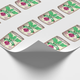 Beetroot Tin Can of Beets Wrapping Paper