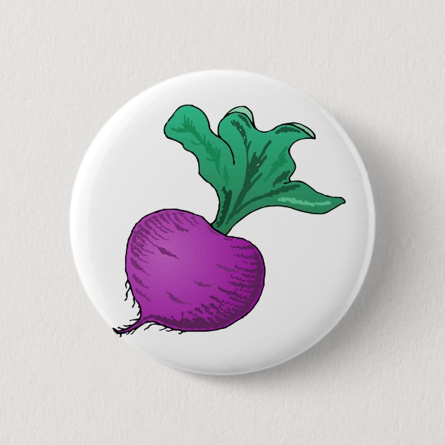 Beets 6 Cm Round Badge (Front)