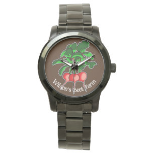 Beets Farmer Farm Name Gardener Watch