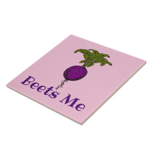 Beets Me Ceramic Tile