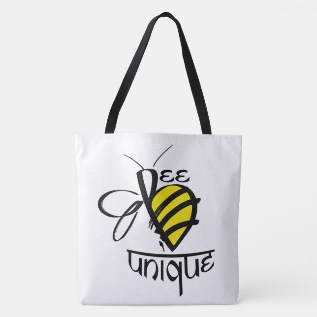 BeeUnique Large Shoulder Tote Bag (Front)