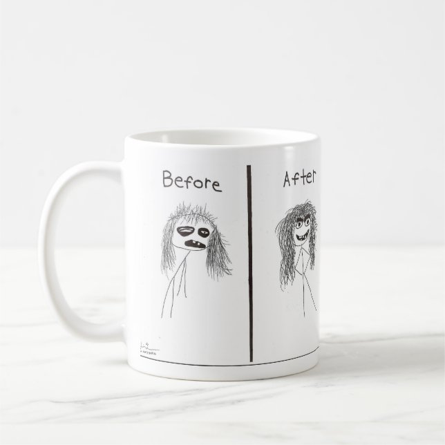 Before/After Coffee Mug (Left)