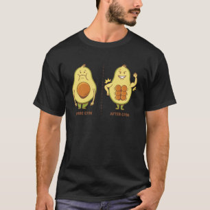Before & After Gym Avocado T-Shirt