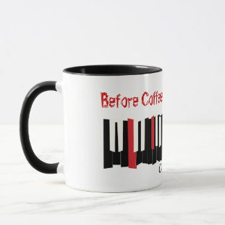 Before and After Coffee Devil's Interval Mug
