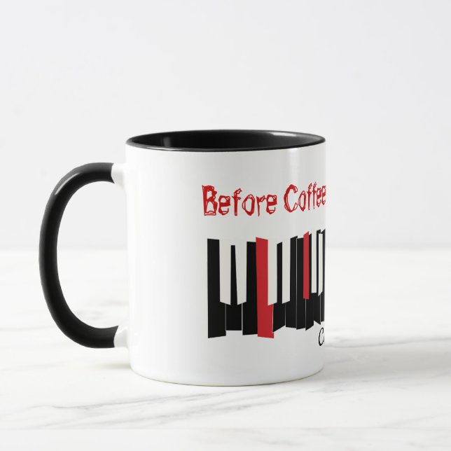 Before and After Coffee Devil's Interval Mug (Left)