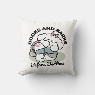 Before Bedtime with My Pup – Book and Dog Lover  Cushion