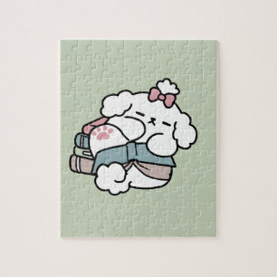 Before Bedtime with My Pup – Book and Dog Lover Jigsaw Puzzle