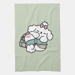 Before Bedtime with My Pup – Book and Dog Lover Tea Towel