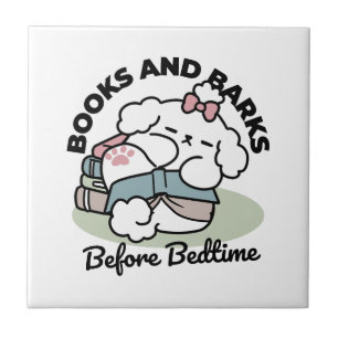 Before Bedtime with My Pup – Book and Dog Lover Tile