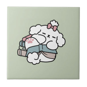 Before Bedtime with My Pup – Book and Dog Lover Tile