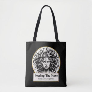Before coffee: The Grumpy Muse Chronicles Tote Bag