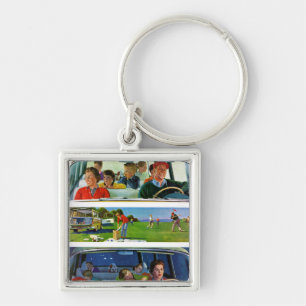 Before, During & After Picnic Key Ring