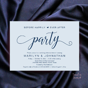 Before Happily Ever After Rehearsal Dinner Party Invitation