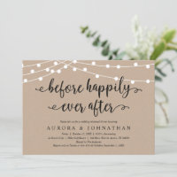 Before Happily Ever After, Rustic Rehearsal Dinner
