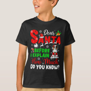 Before I Explain How Much You Know Xmas Papillon O T-Shirt