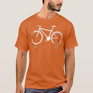 Before Ride sad after happy Triathlon Downhill cyc T-Shirt