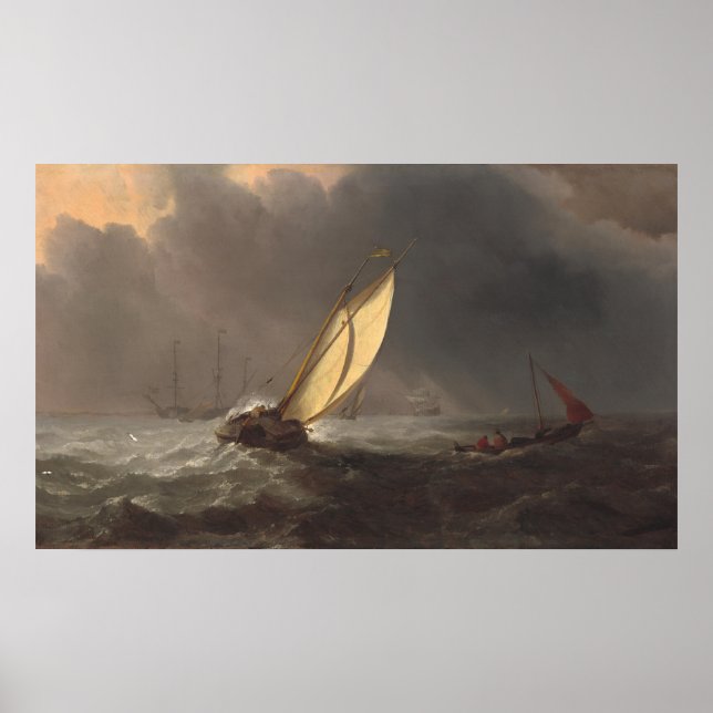 Before Storm - Willem van de Velde Fine Art Poster (Front)