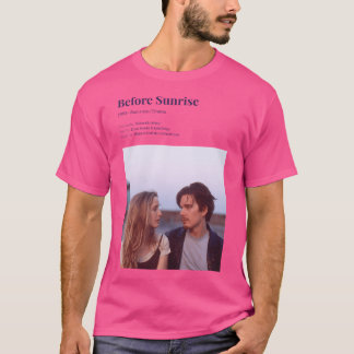 Before Sunrise (1995) Richard Linklater Movie T-Shirt