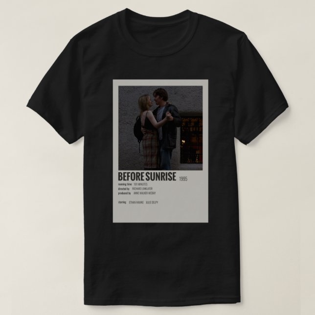 Before Sunrise (1995)                      T-Shirt (Design Front)
