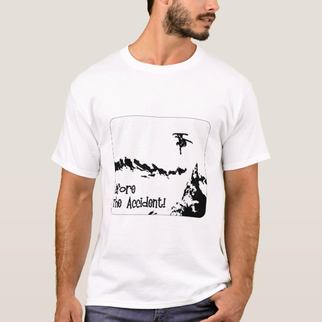 Before The Accident, Skiing T-Shirt (Front)