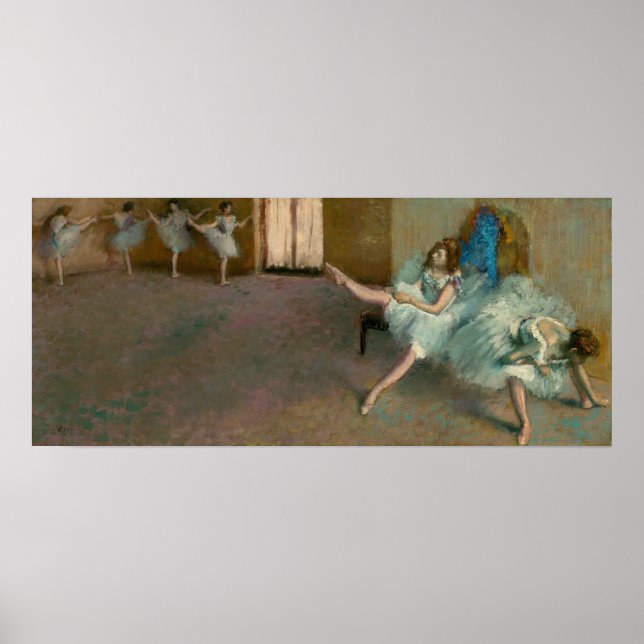 Before the Ballet - Edgar Degas Fine Art Poster (Front)