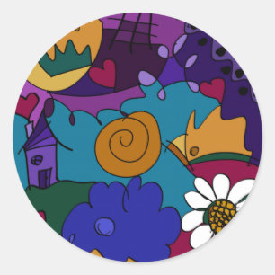 Before the Celebration Classic Round Sticker