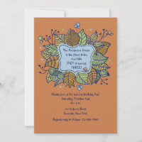 Before the Leaves Fall Invitation