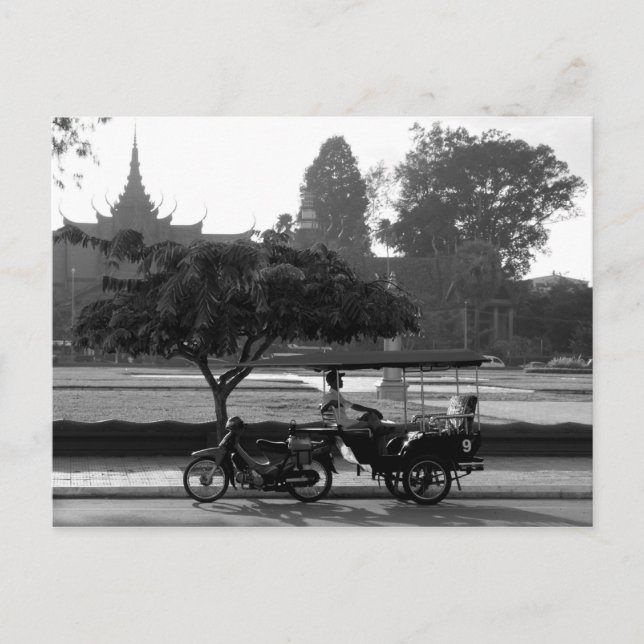 Before the Museum B&W Postcard (Front)