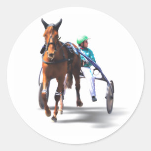 Before the Race Classic Round Sticker