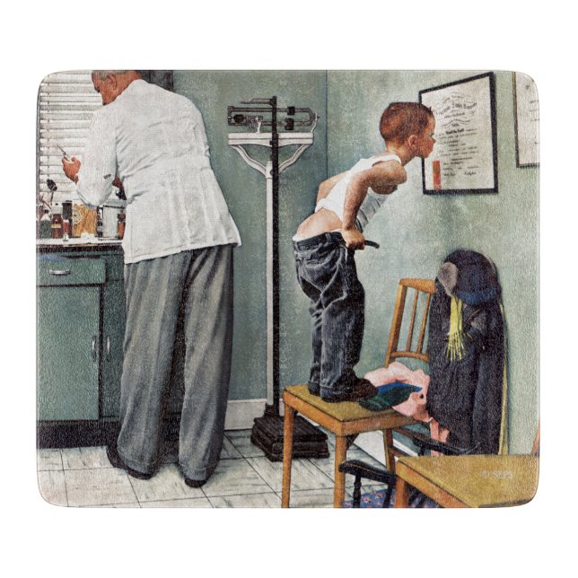 Before the Shot or At the Doctor's Cutting Board (Front)