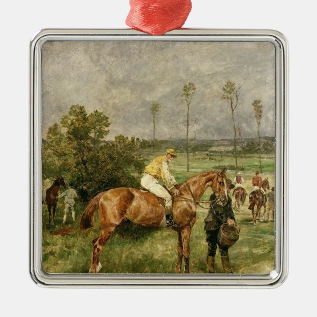 Before the Start, 1890 Metal Tree Decoration (Front)