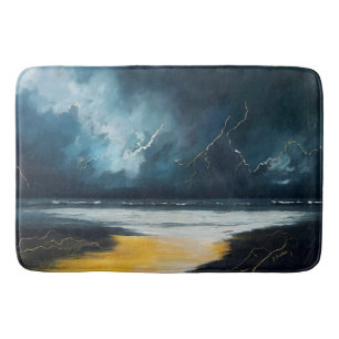 Before The Storm – Abstract Seascape Bath Mat