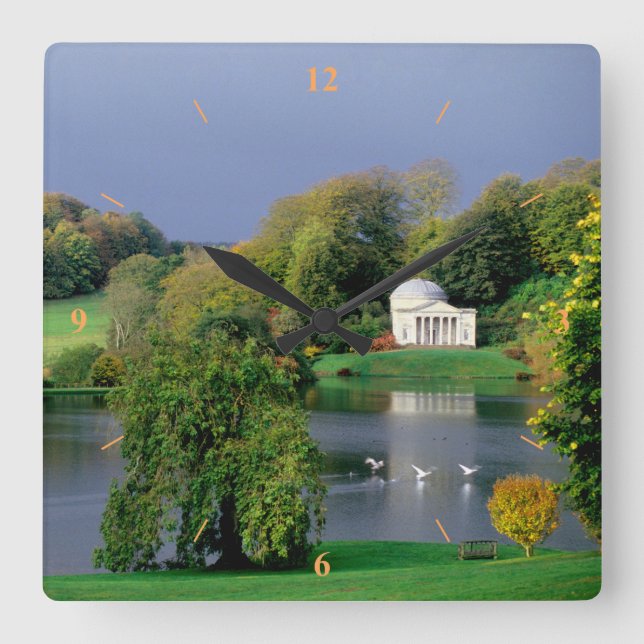 Before the Storm Square Wall Clock (Front)