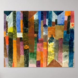 Before the Town : Paul Klee 1915 Poster