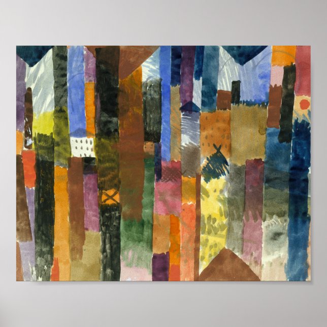 Before the Town : Paul Klee 1915 Poster (Front)