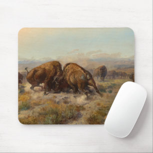 Before the White Man Came, 1903 by Charles Russell Mouse Pad