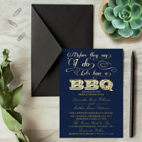 Before They Say I Do, Lets Have A BBQ! Wedding