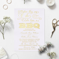 Before They Say I Do, Lets Have A BBQ! Wedding