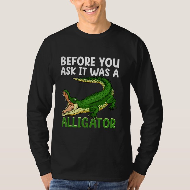 Before you ask it was a Alligator funny Amputee T-Shirt (Front)