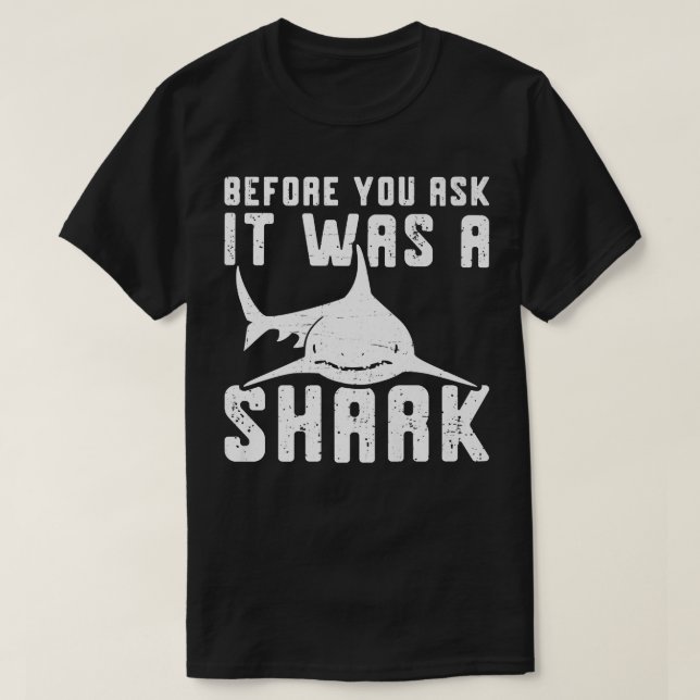 Before You Ask It Was A Shark  Broken Bone 27  T-Shirt (Design Front)